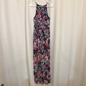 Floral mesh maxi